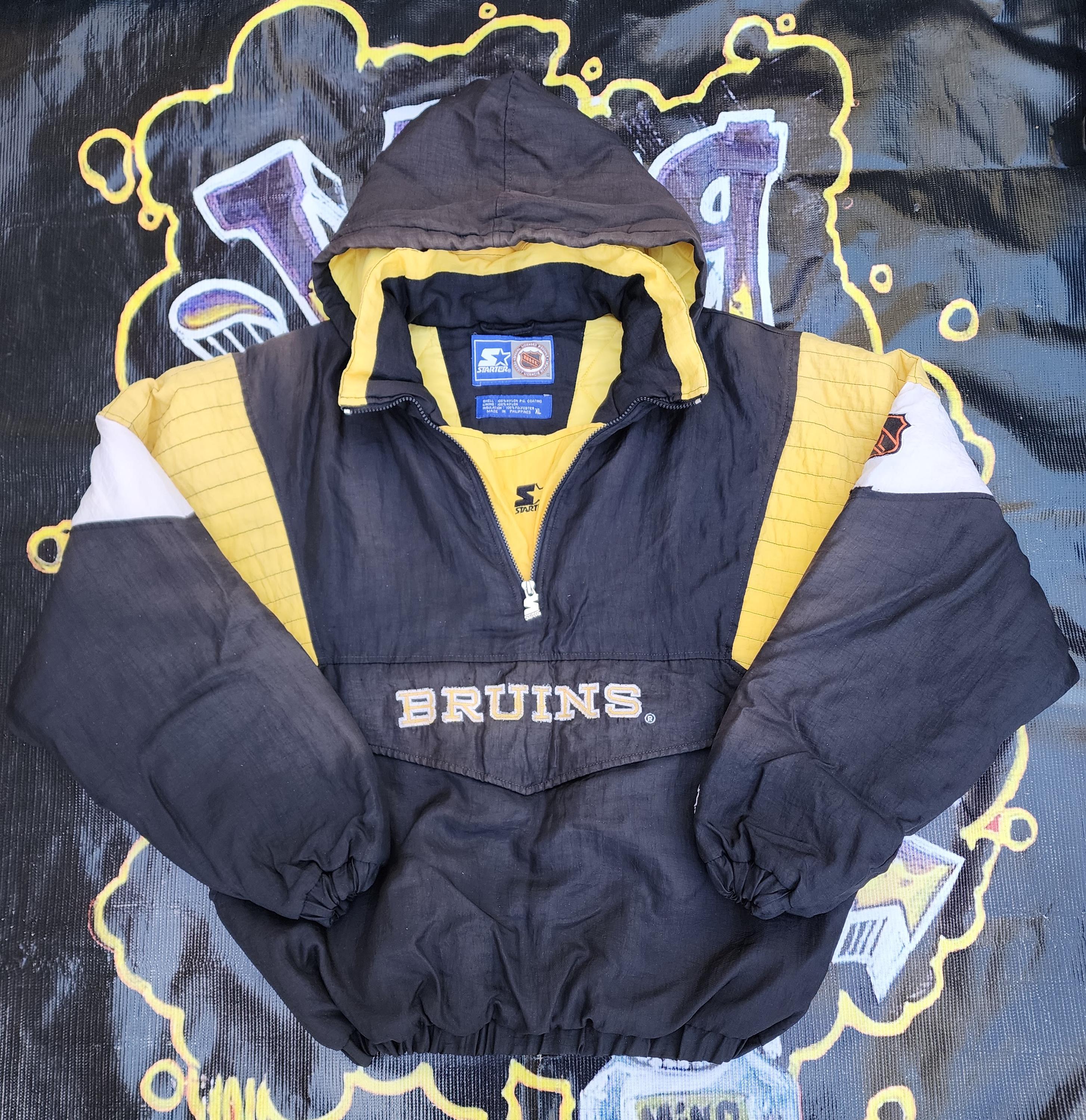 Vintage 1990s Boston Bruins Starter Pouch Jacket XL - Etsy