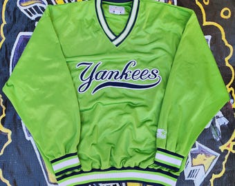 Vintage 90s New York Yankees Majestic Yellow Jersey XXL - Etsy