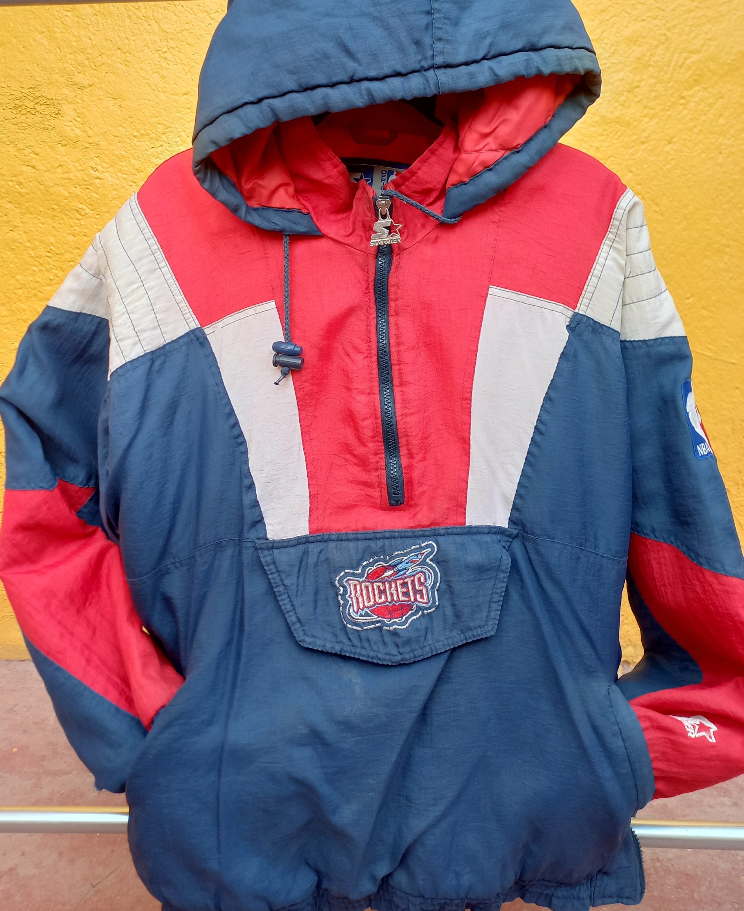 NFL Houston Oilers Men's Retro Striker Jacket Big Embroidered 3XL Tall