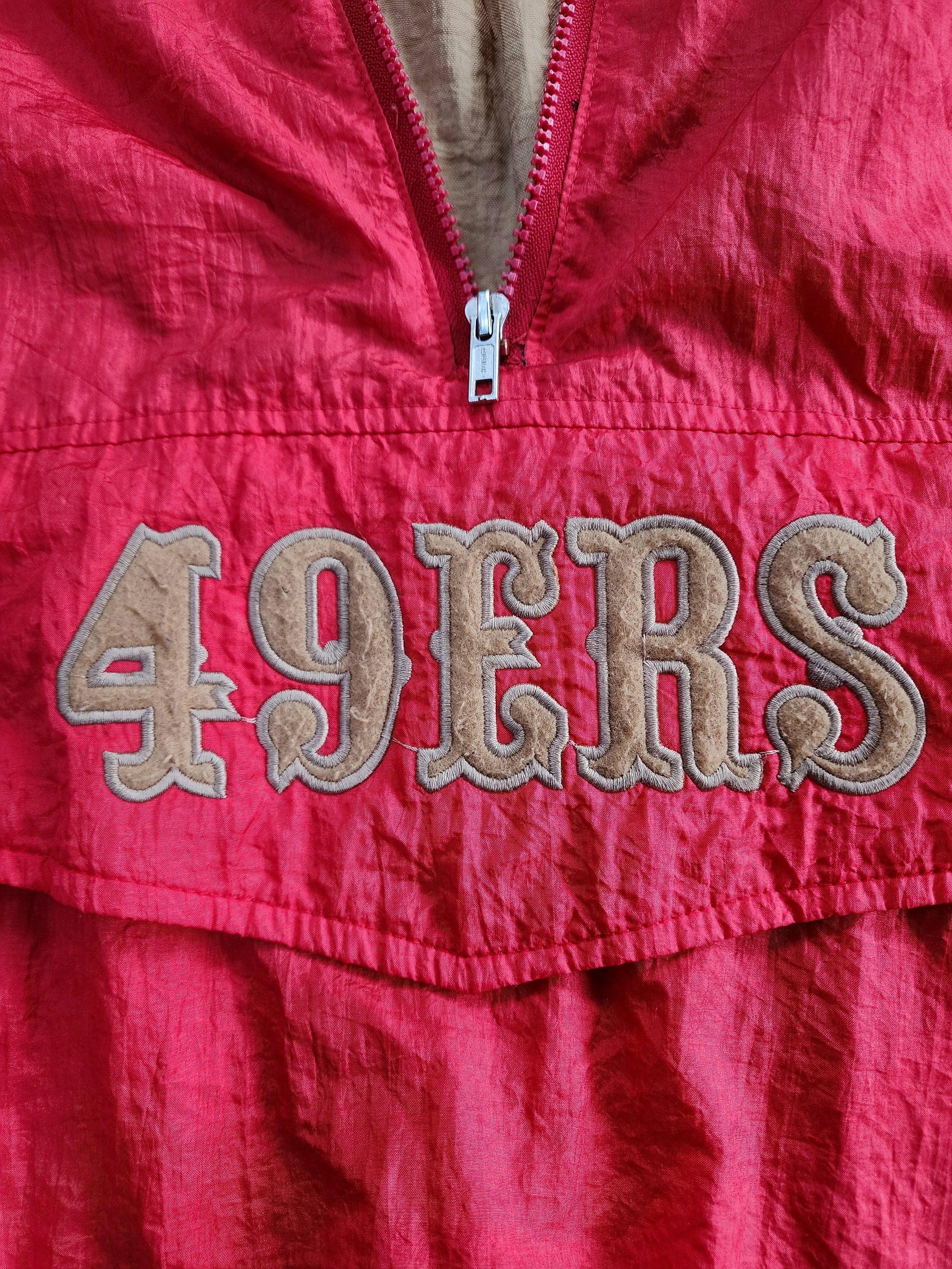 Vintage 1980s San Francisco 49ers Starter Pouch Light Jacket Vintage 1980s San Francisco 49ers Starter Pouch Light Jacket