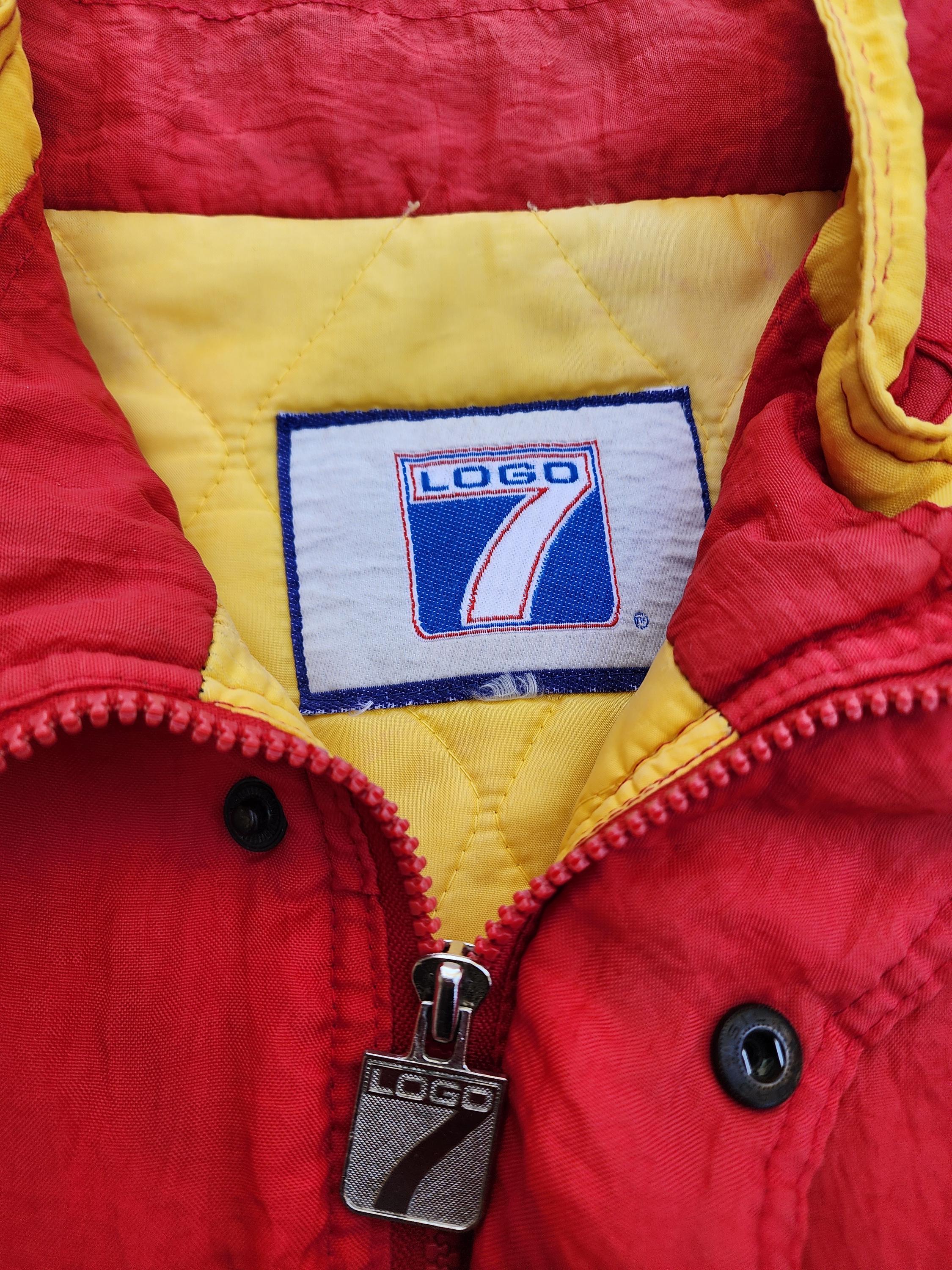 Vintage 90s Kansas City Chiefs Logo 7 Full Zip Jacket XL Vtg NFL