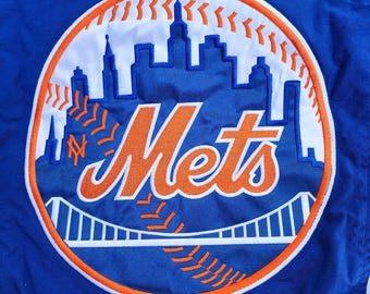 BNWOT Vintage 90s New York Mets Starter Light Jacket Blue Orange