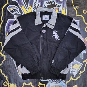 Vintage 90s Chicago White Sox Starter Windbreaker Jacket M/L Vtg
