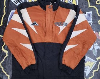 Vintage 1990s New England Patriots Apex One Wave Puffer Jacket L