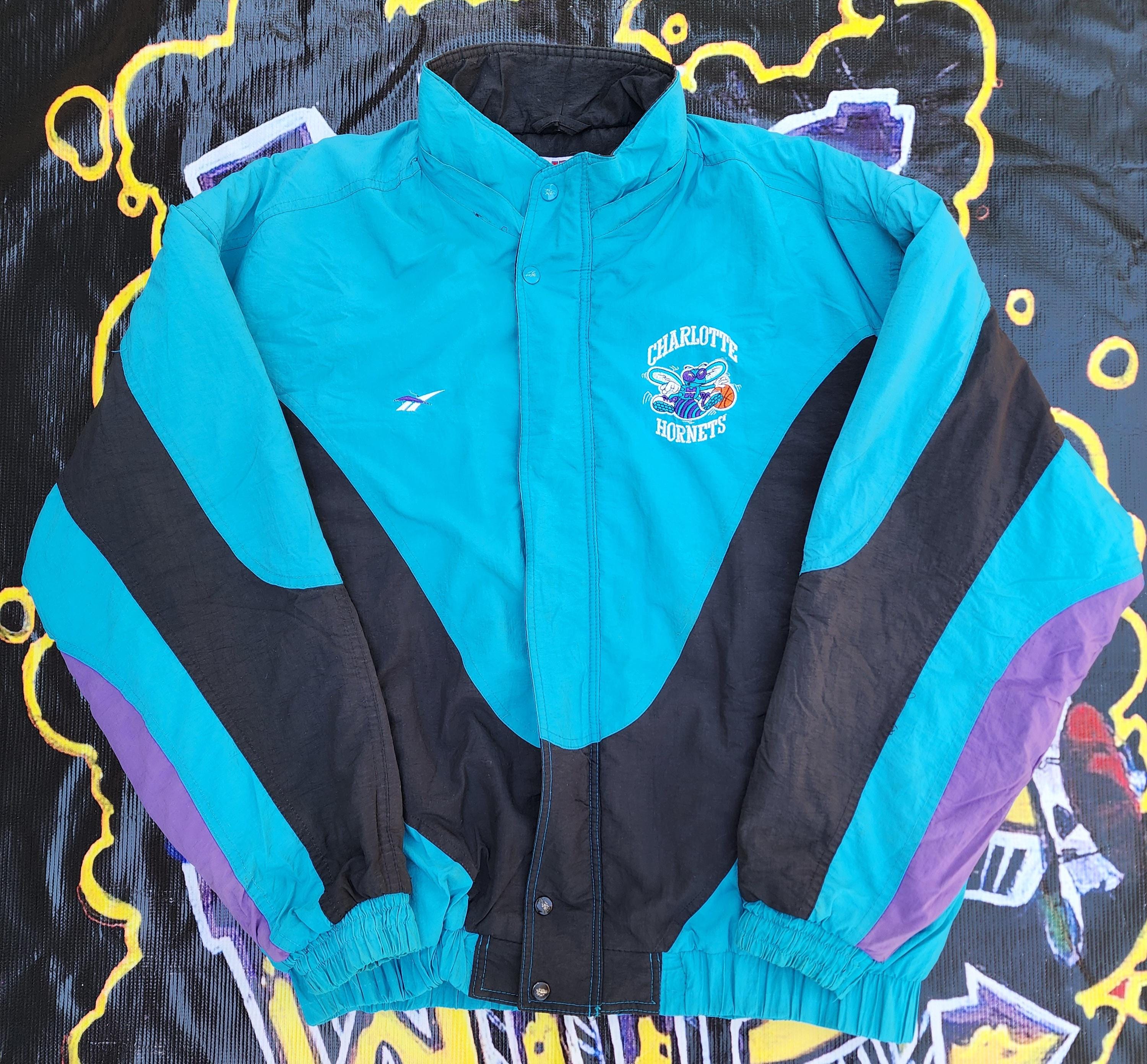 Vintage 1990s Charlotte Hornets Reebok Puffer Jacket L Large - Etsy