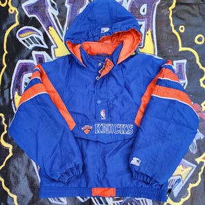 Vintage 1990s New York Knicks Starter Pouch Jacket S