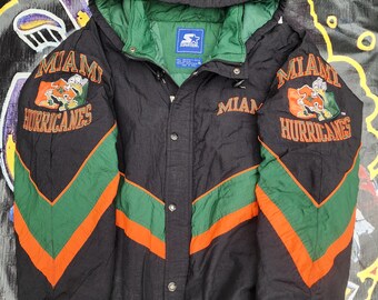 Vintage Pro Player Miami Hurricanes Full Zip Jacket 90s Ncaa