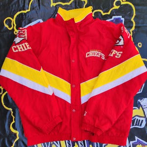 Kansas City Chiefs Starter Jacket - Etsy Kansas City Chiefs Starter Jacket - Etsy