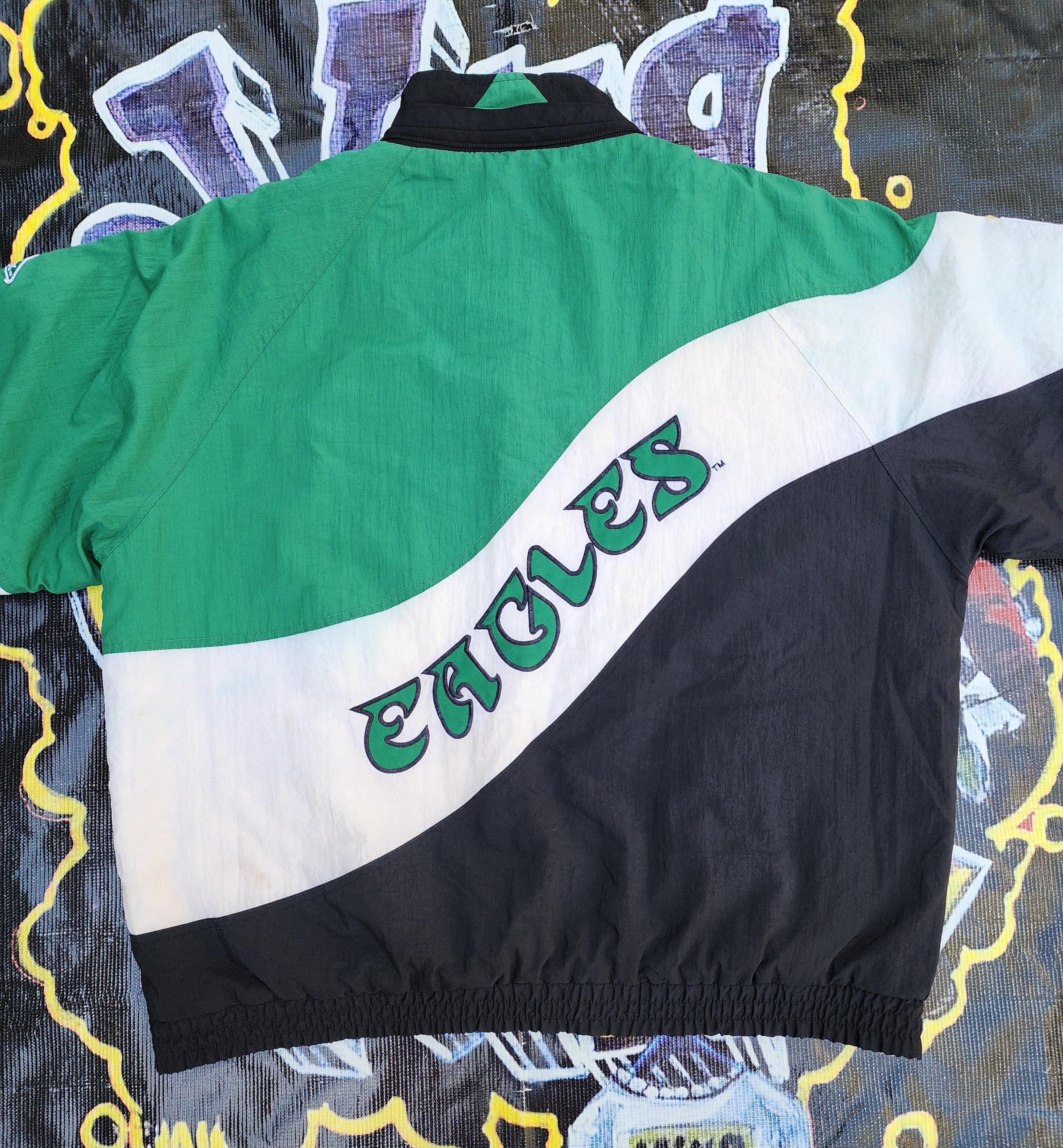 Vintage 90s Philadelphia Eagles Apex One Pro Line Wave Jacket XL
