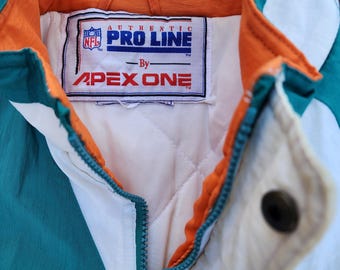 Apex One Miami Dolphins XL/16 ナイロンジャケット Apex One Miami Dolphins XL/16 ナイロンジャケット Apex One Miami