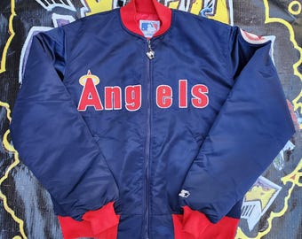 MEDIUM California Angels Starter Jacket, Starter Jacket, 80s