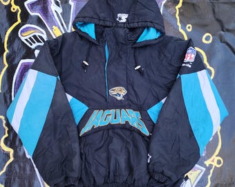 Vintage 1990s Jacksonville Jaguars Starter Pouch Space Font Jacket