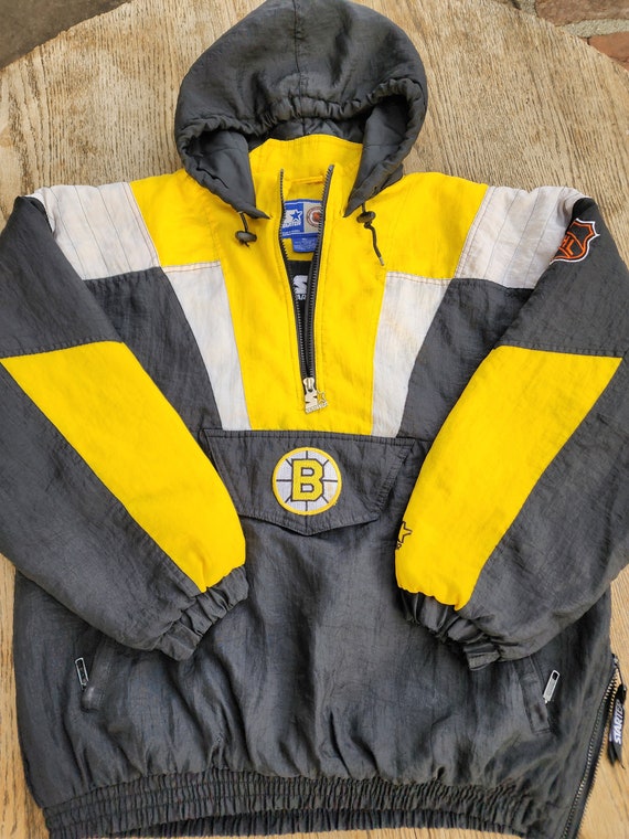 Vintage 1990s Boston Bruins Starter Pouch Jacket X