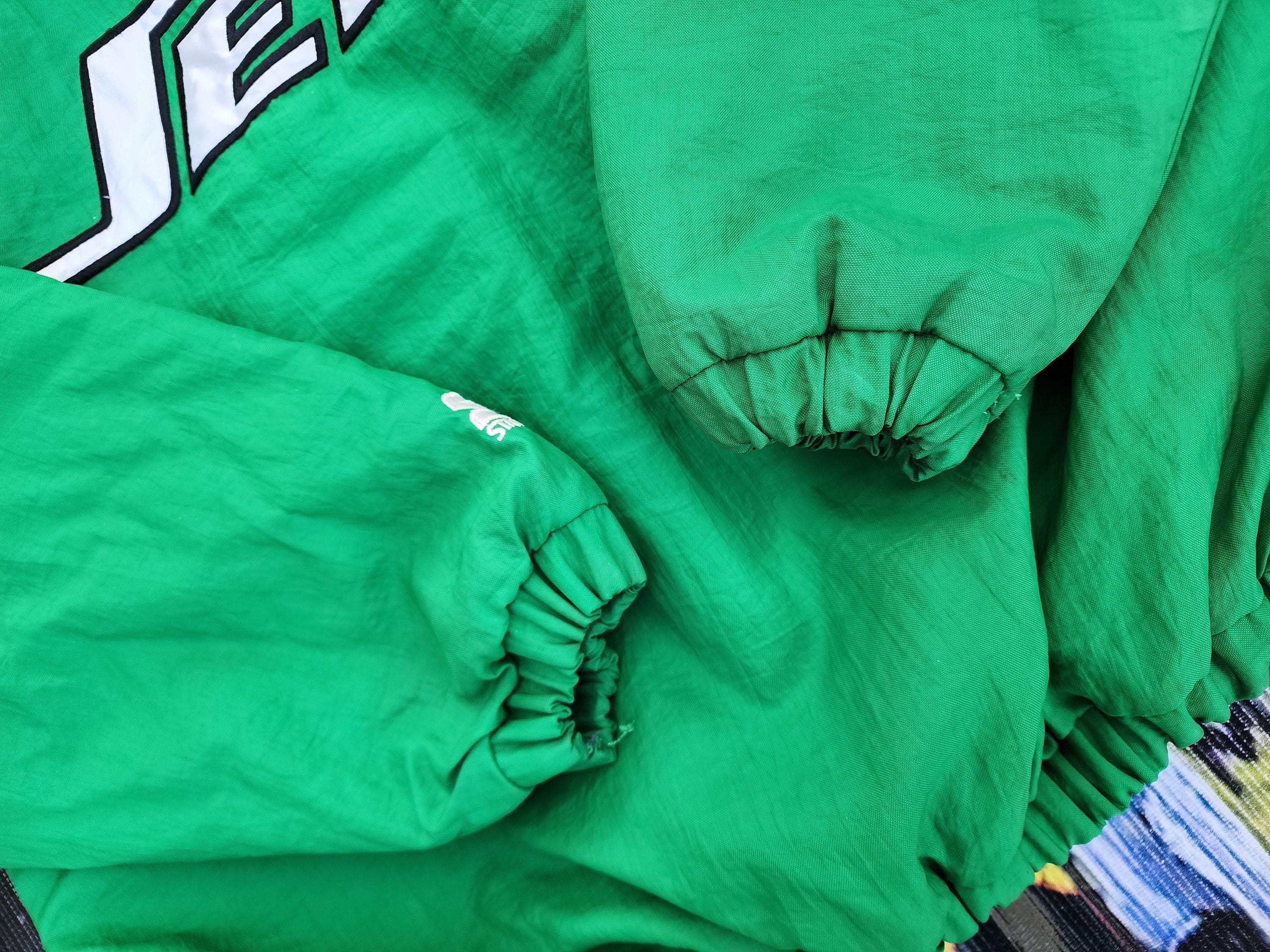 Vintage 1990s New York Jets Starter 1/2 Zip Pouch Jacket L-XL