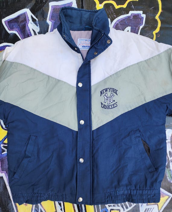 Vintage 1990s New York Yankees Starter Full Zip Puffer Jacket L - Etsy Vintage 1990s New York Yankees Starter Full Zip Puffer Jacket L - Etsy