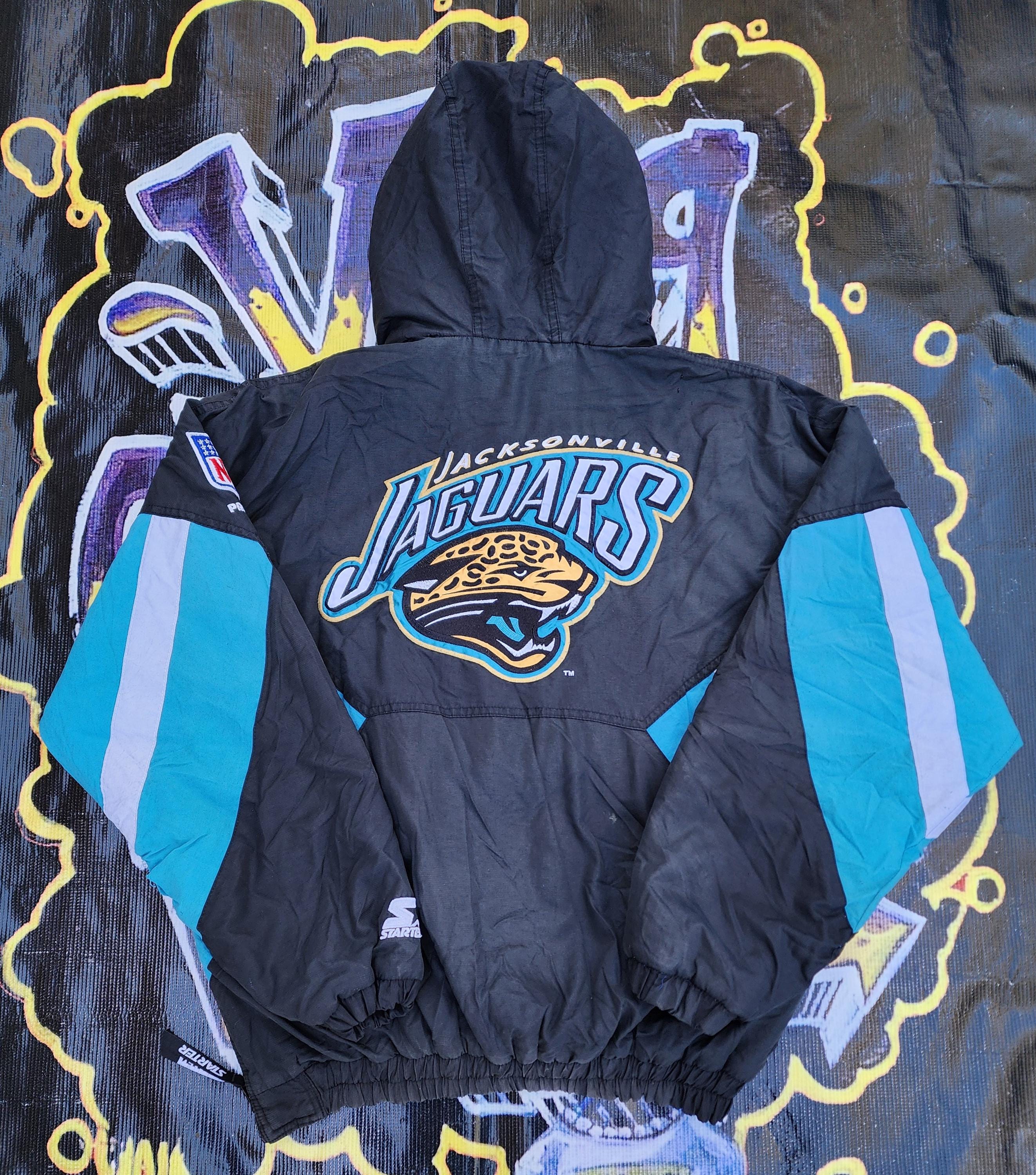 Vintage 1990s Jacksonville Jaguars Starter Pouch Space Font Jacket