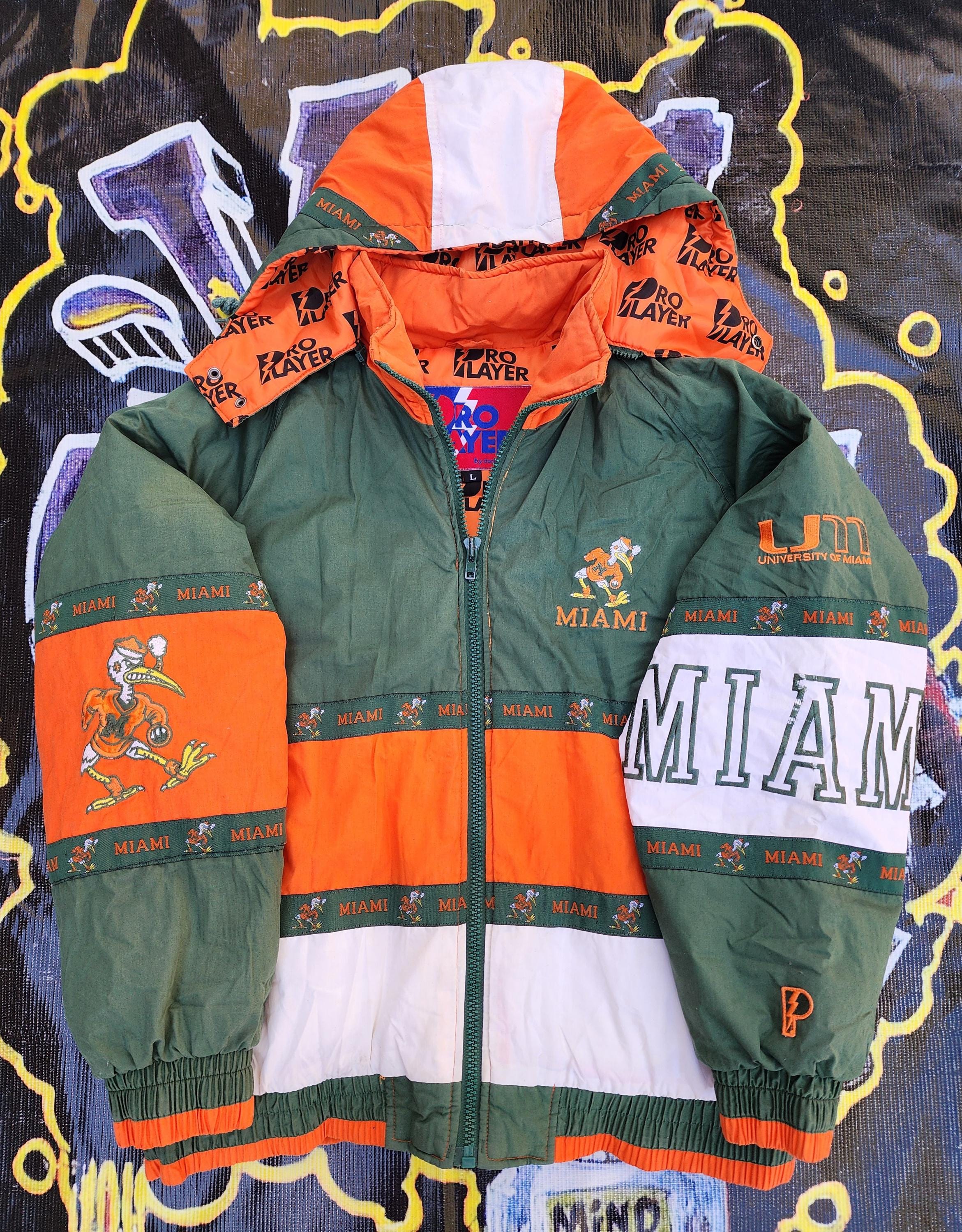 90s Pro Player マイアミハリケーンズ ナイロンジャケット 90s Pro Player マイアミハリケーンズ ナイロンジャケット Vintage Pro