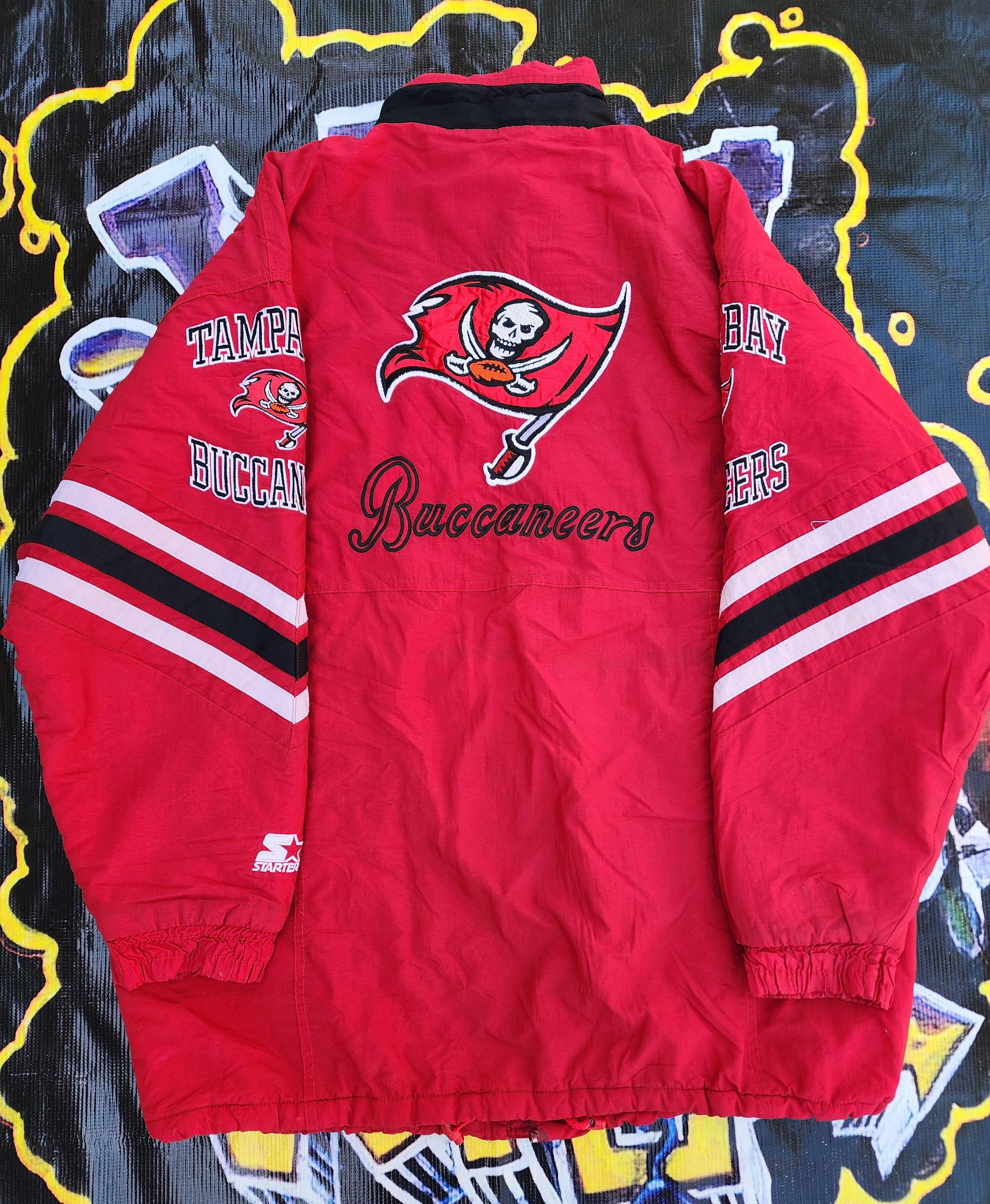 Vintage Tampa Bay Buccaneers Jacket Mens XXL NFL Full Zip