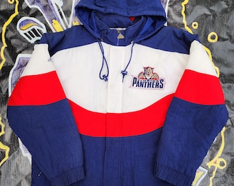 Vintage 1990s Buffalo Bills Apex One Wave Pro Line Puffer Jacket L