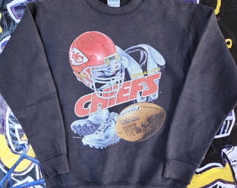 Vintage 1990s Kansas City Chiefs Apex One Crewneck s Small