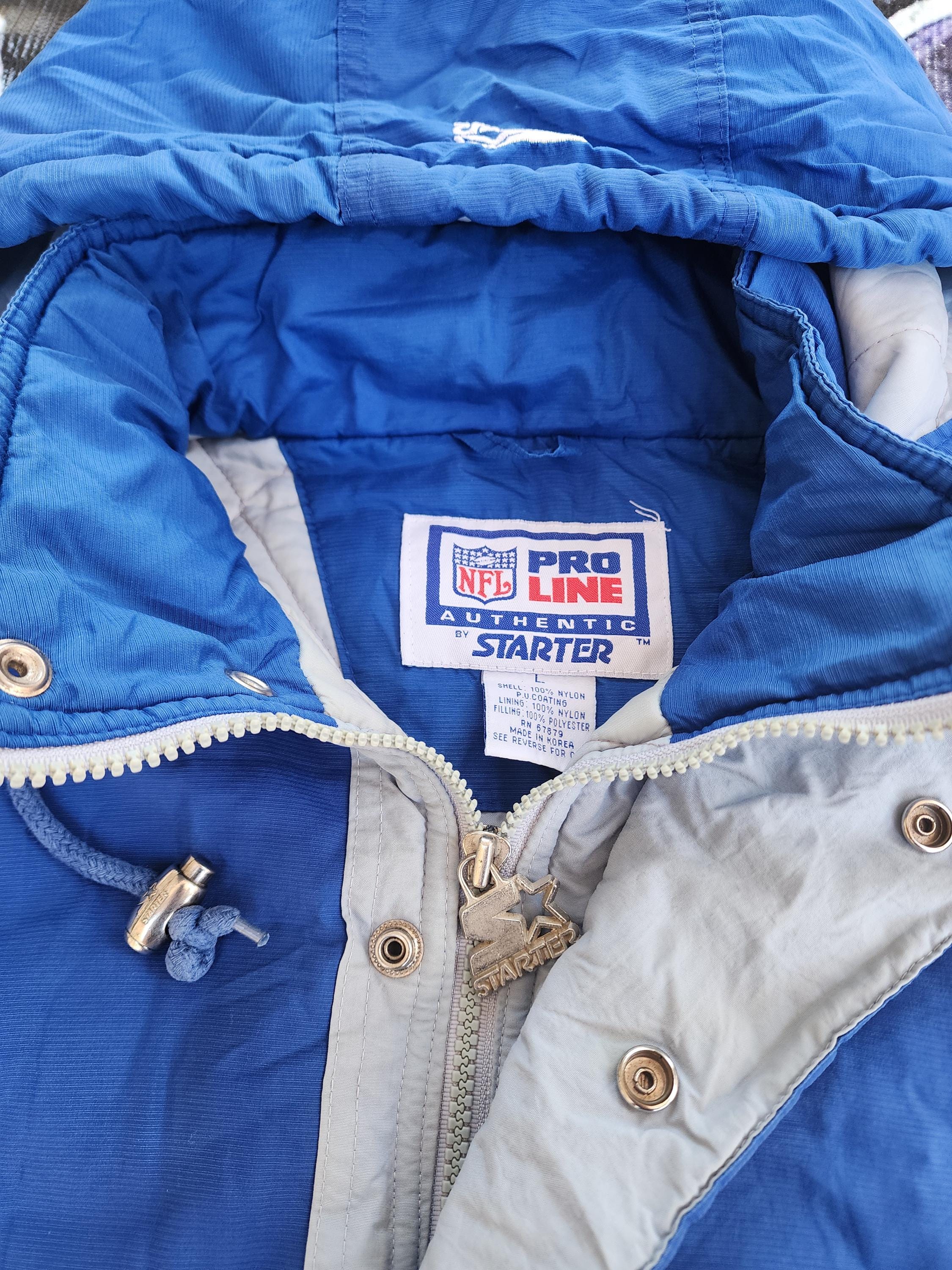 Vintage 1990s Detroit Lions Starter Pouch Space Jacket Large - Etsy