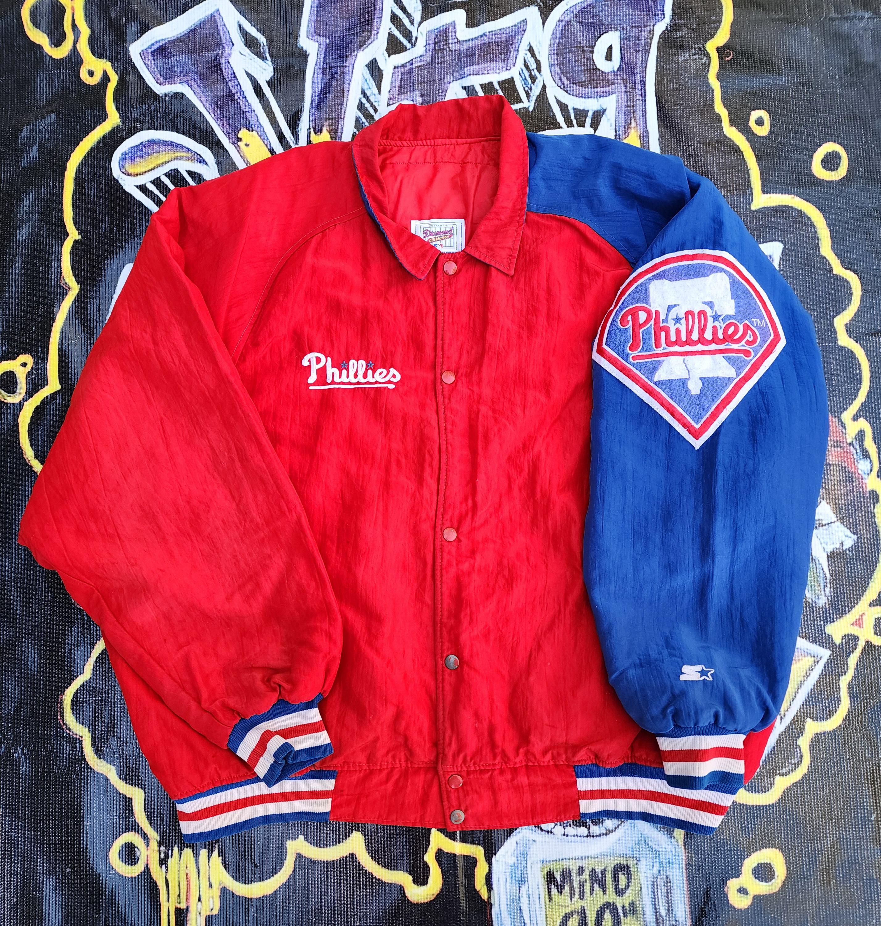 ジャケット・アウター 90s Philadelphia Phillies cotton jkt 90's Phillies Varsity Jacket | Phillies Jacket on sale