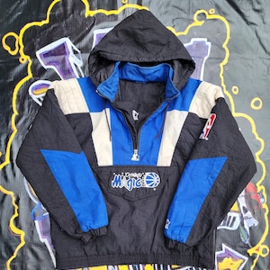 Vintage 1990s Orlando Magic Starter Pouch Color Block Jacket