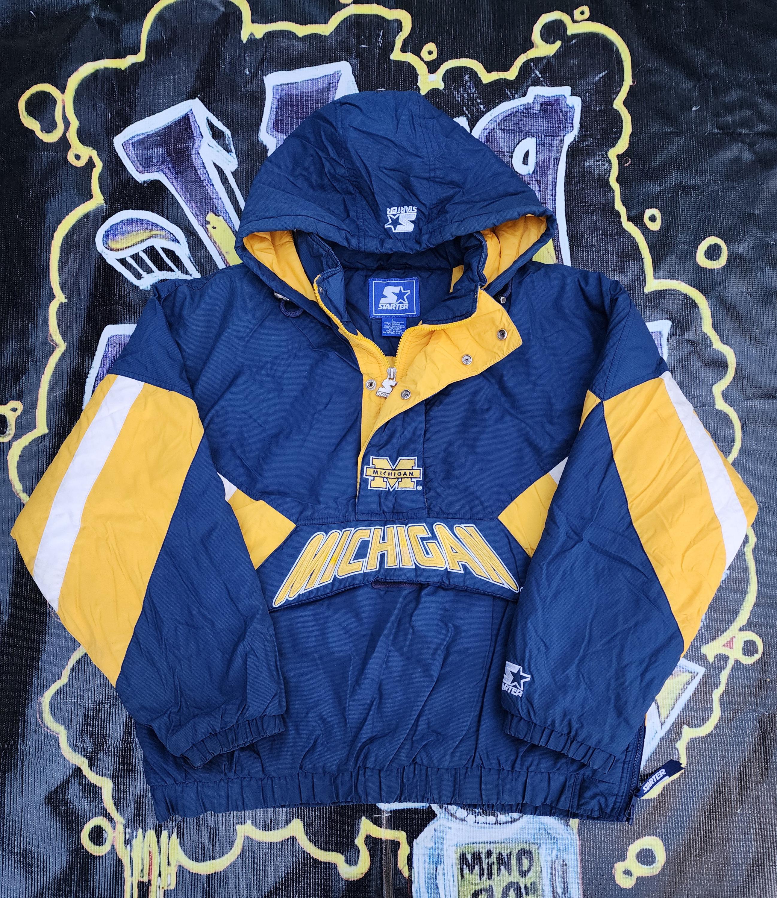 University of Michigan Wolverines Starter Jacket - Etsy
