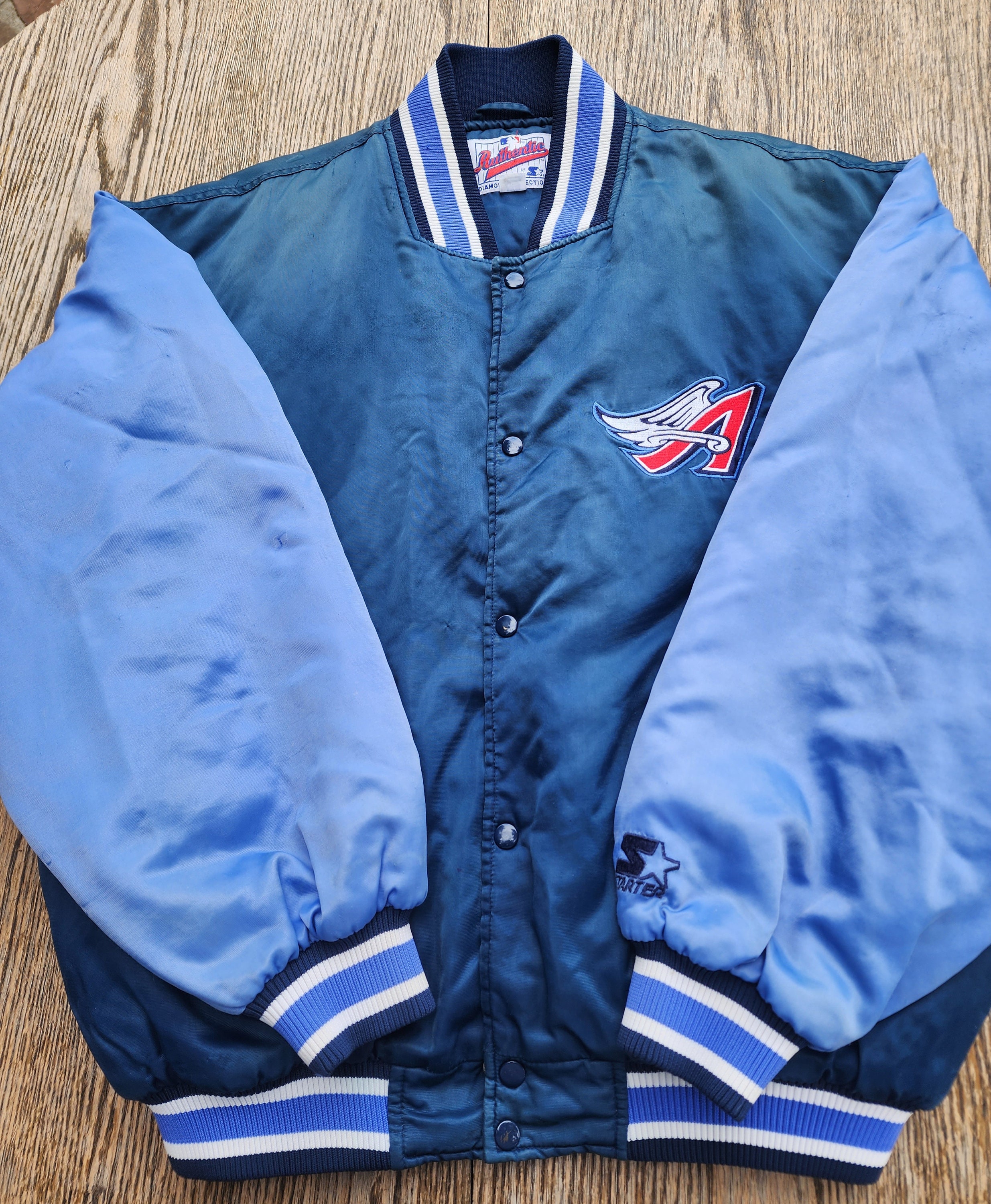 Vintage 1990s Anaheim Angels Starter Satin Jacket Size Extra Large 