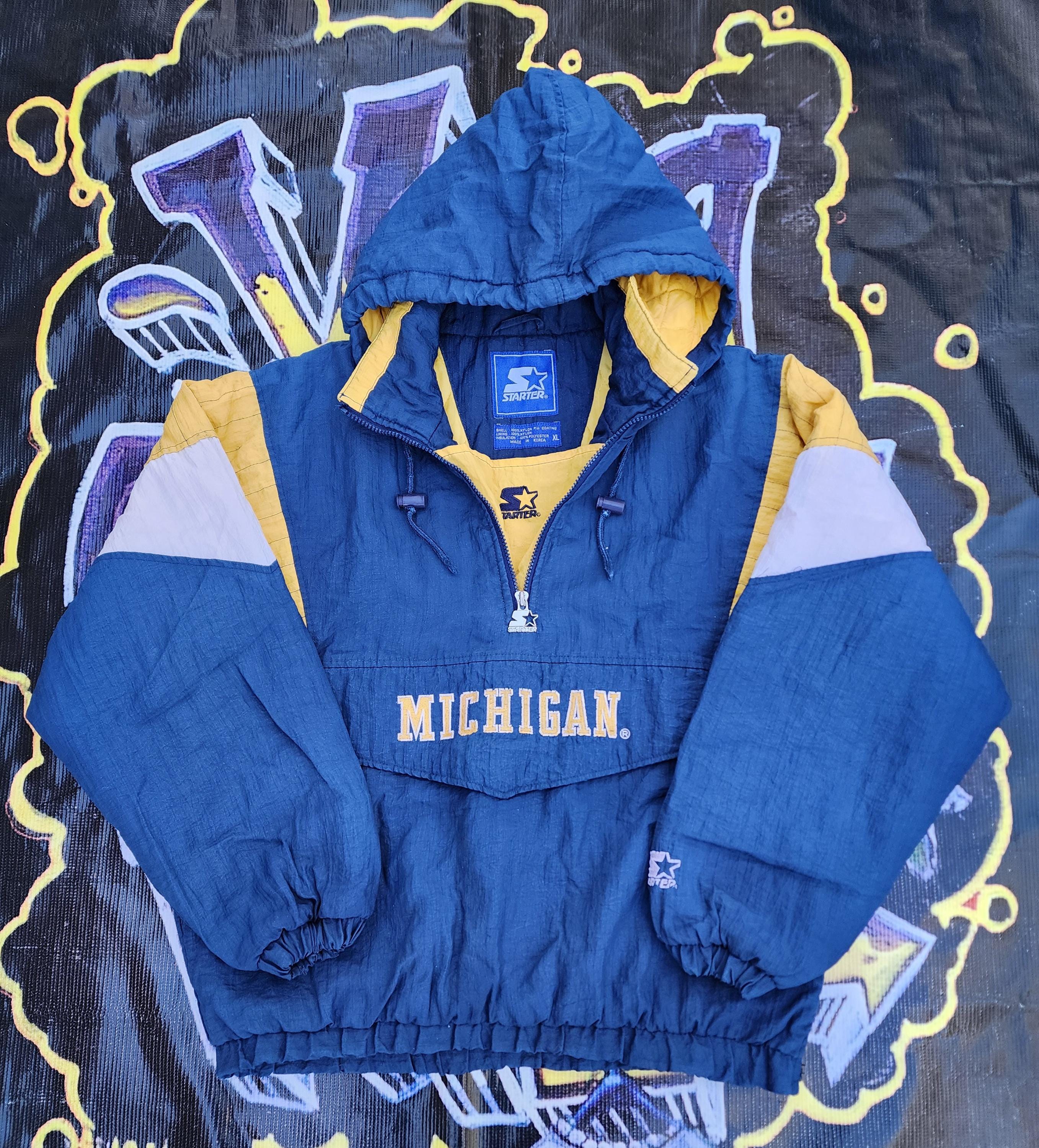 University of Michigan Wolverines Starter Jacket - Etsy University of Michigan Wolverines Starter Jacket - Etsy