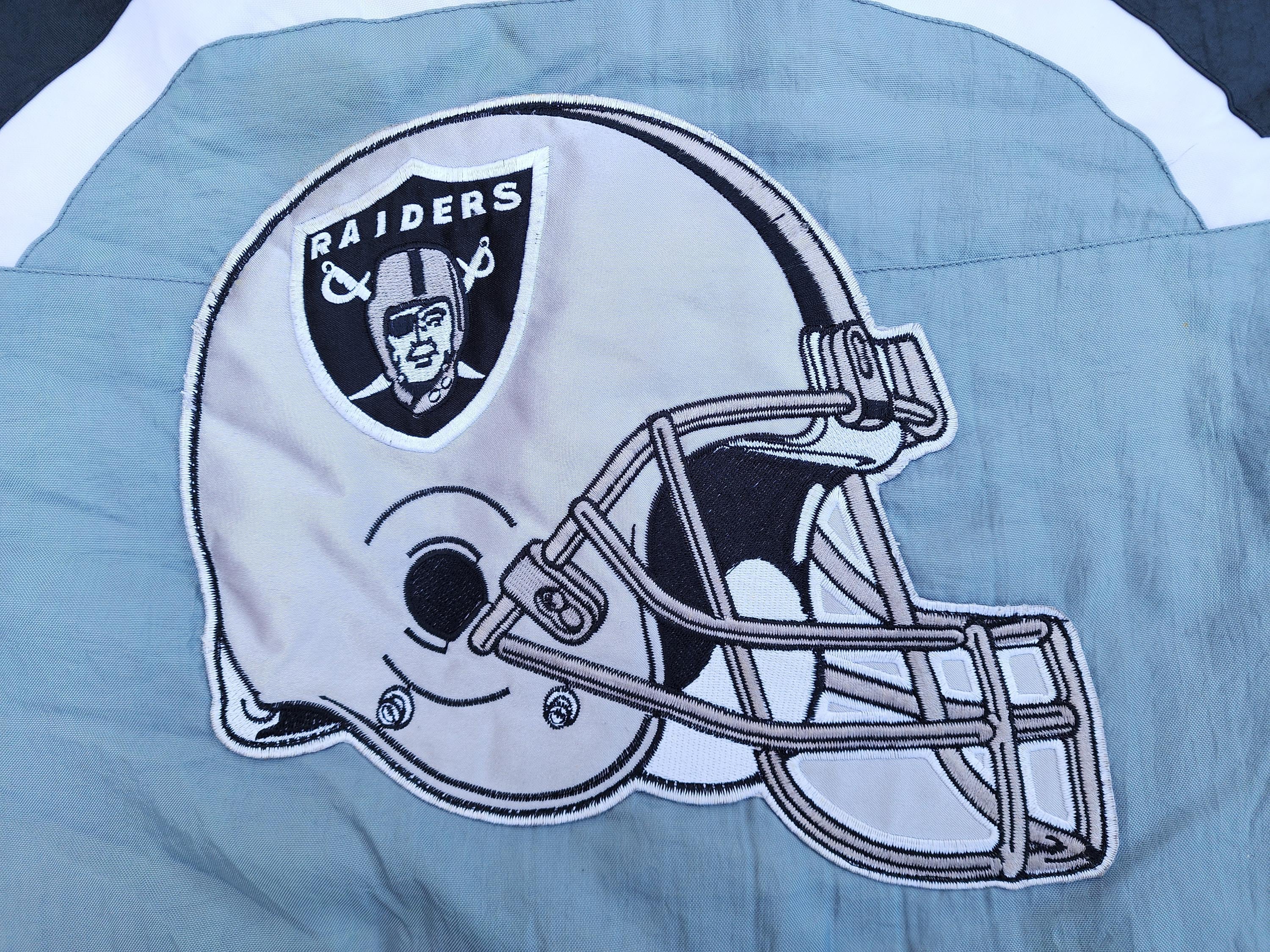 Vintage 1990s Oakland Raiders Logo Athletic Jacket XL - Etsy