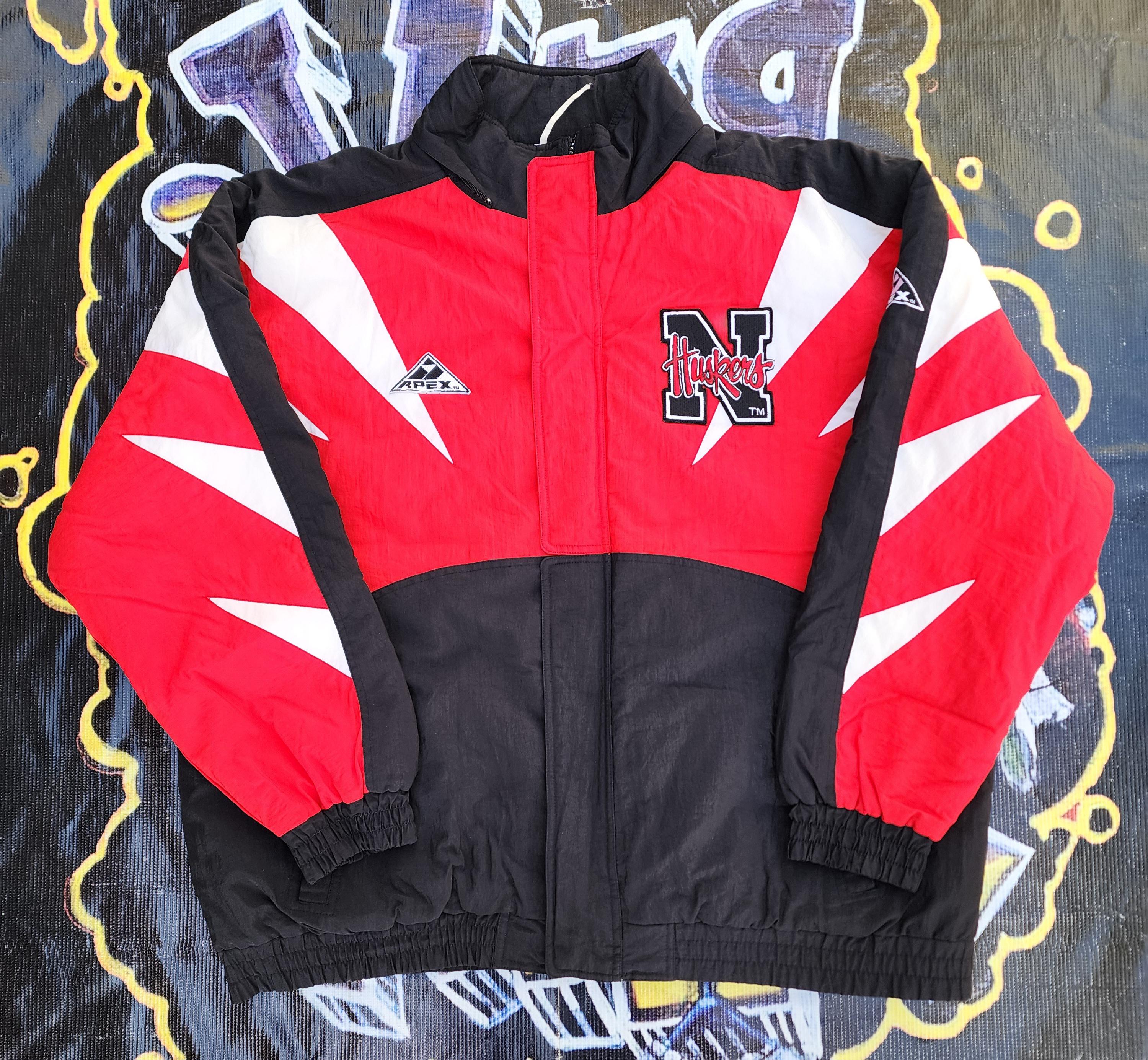 ウォームアップウェア Vintage 1990 University Nebraska Starter Vintage 1990s Nebraska Huskers NCAA Apex One Puffer Jacket