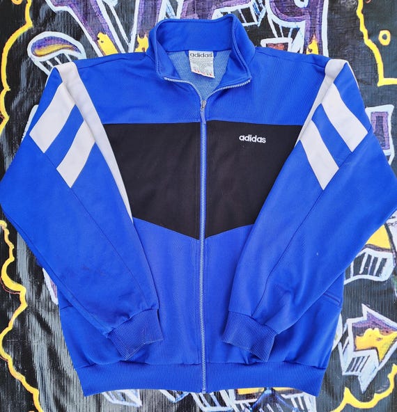 トップス 90s adidas track jacket Adidas mens vintage 90s Purple Green Nylon Track Tracksuit