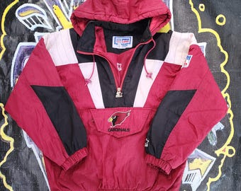 Vintage 90s Arizona Cardinals Starter Pouch Color Block Jacket