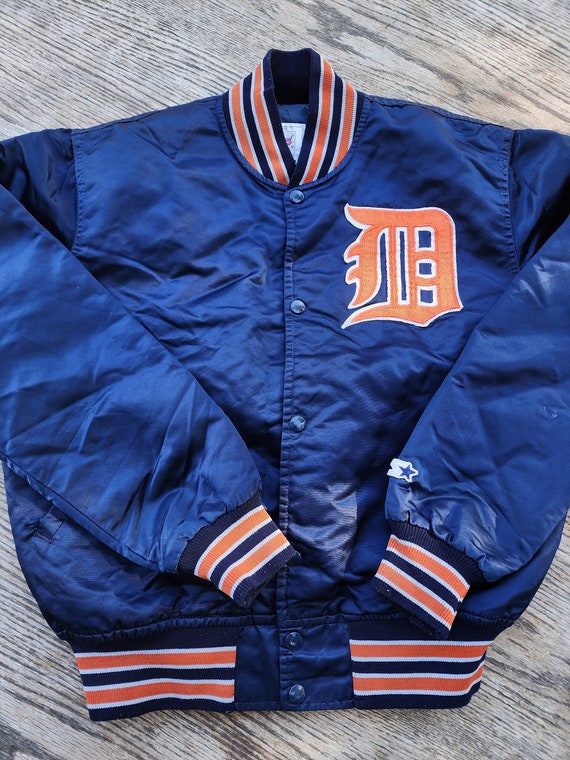 Vintage 1990s Detroit Tigers Starter Bomber Jacket