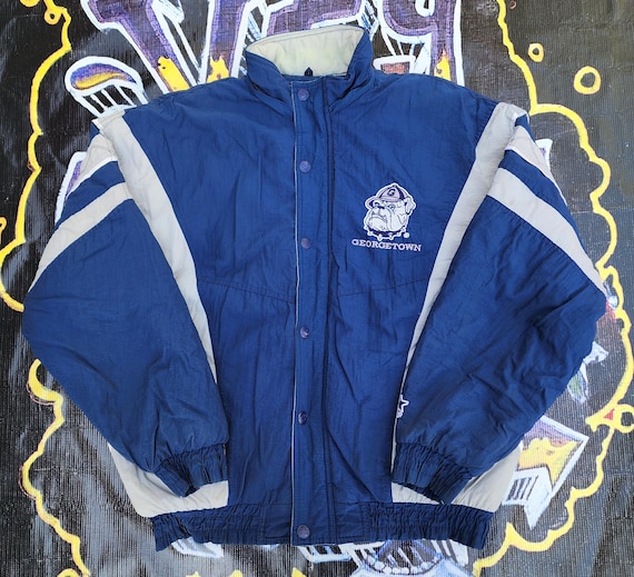 Vintage 1990s Georgetown Hoyas Starter Full Zip Jacket L/XL - Etsy