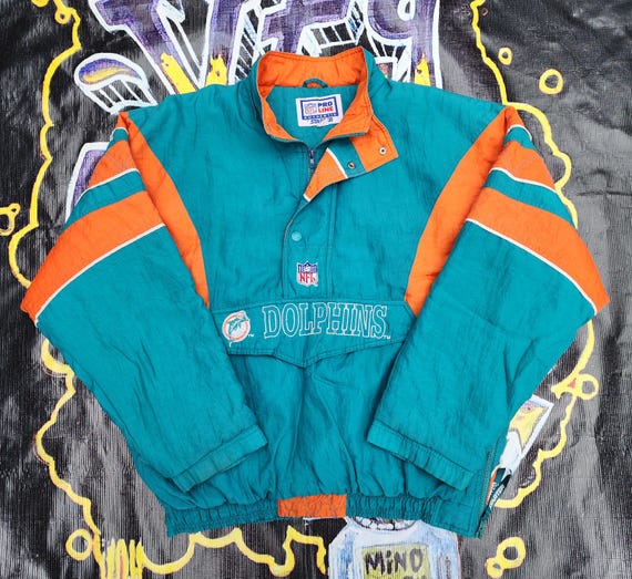 Vintage 90s Miami Dolphins Starter Pro Line Pouch Jacket XL - Etsy