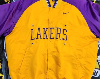 Los Angeles Lakers Vtg Late 90s Early 00's Nike Team Warm Up