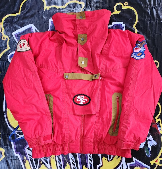 Vintage 1990s San Francisco 49ers Triple F.A.T. Goose Puffer