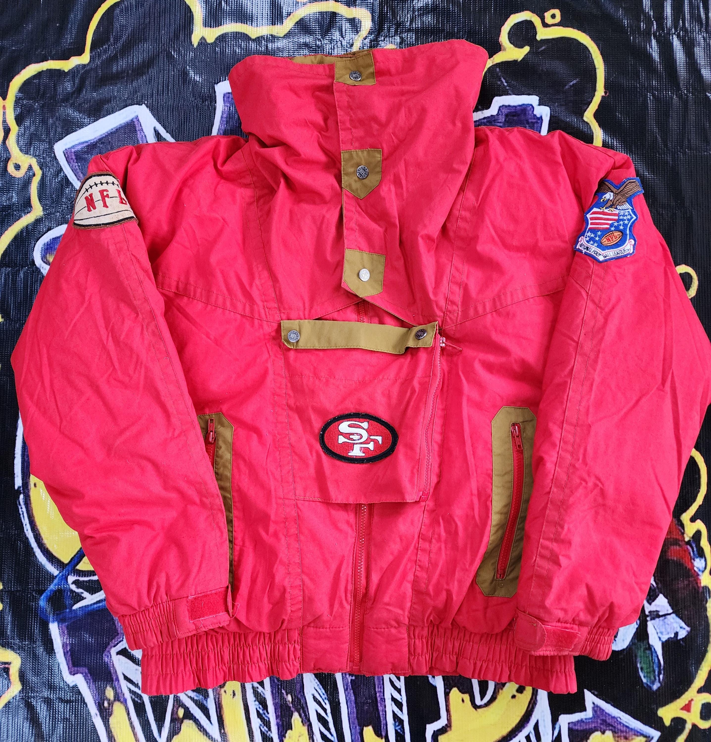 Vintage 1990s San Francisco 49ers Triple F.A.T. Goose Puffer