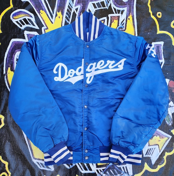 Vintage 80s Los Angeles Dodgers Eastport Satin Bomber Jacket L - Etsy