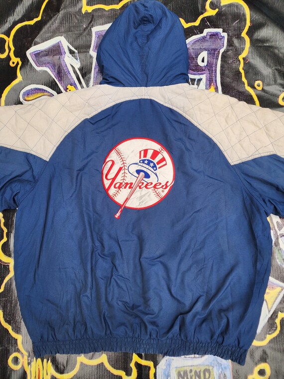 Vintage 1990s New York Yankees Starter Quilt Puffer Jacket XXL - Etsy