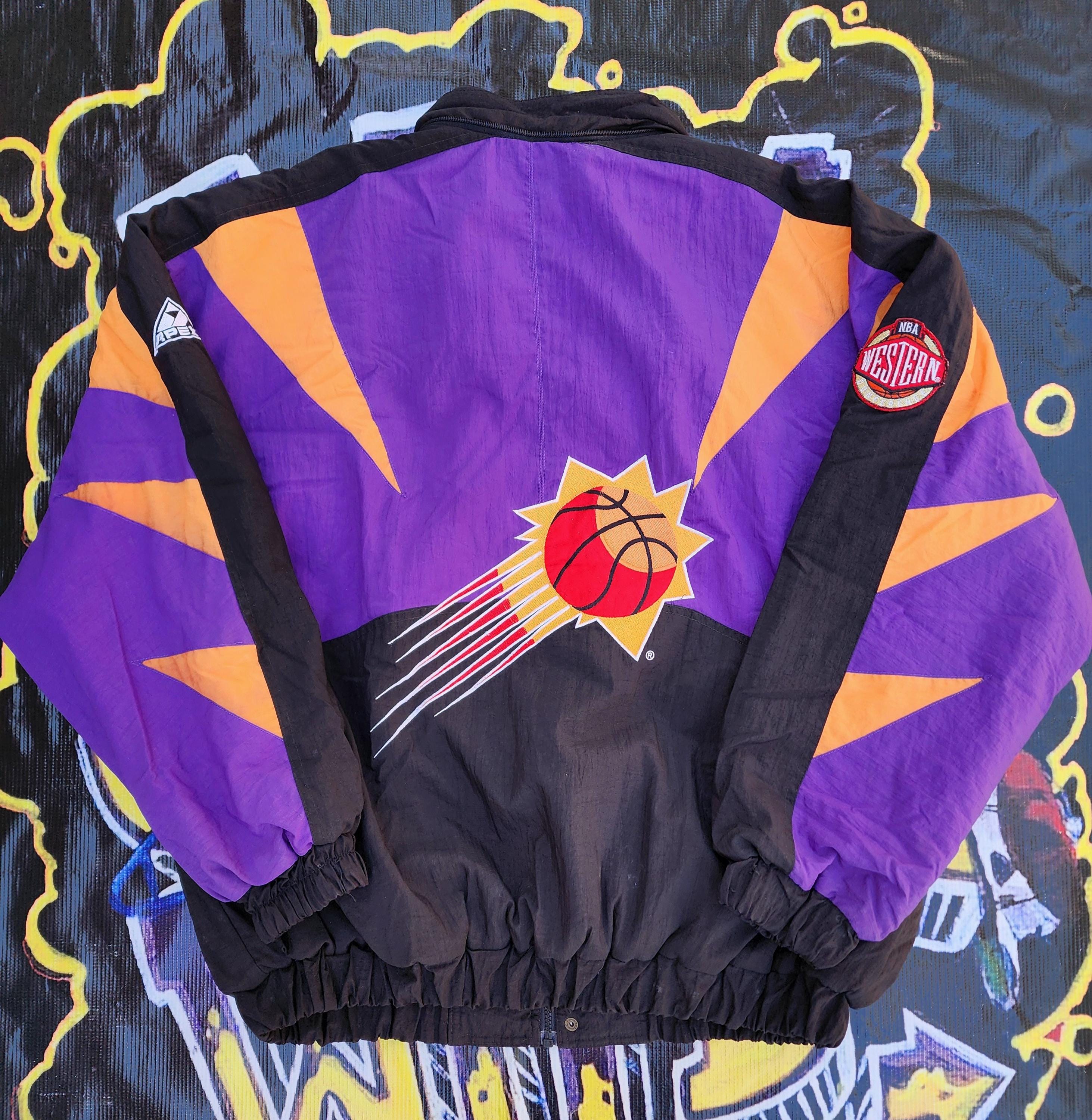 Vintage 1990s Phoenix Suns Apex One Sharktooth Puffer Jacket Vintage 1990s Phoenix Suns Apex One Sharktooth Puffer Jacket