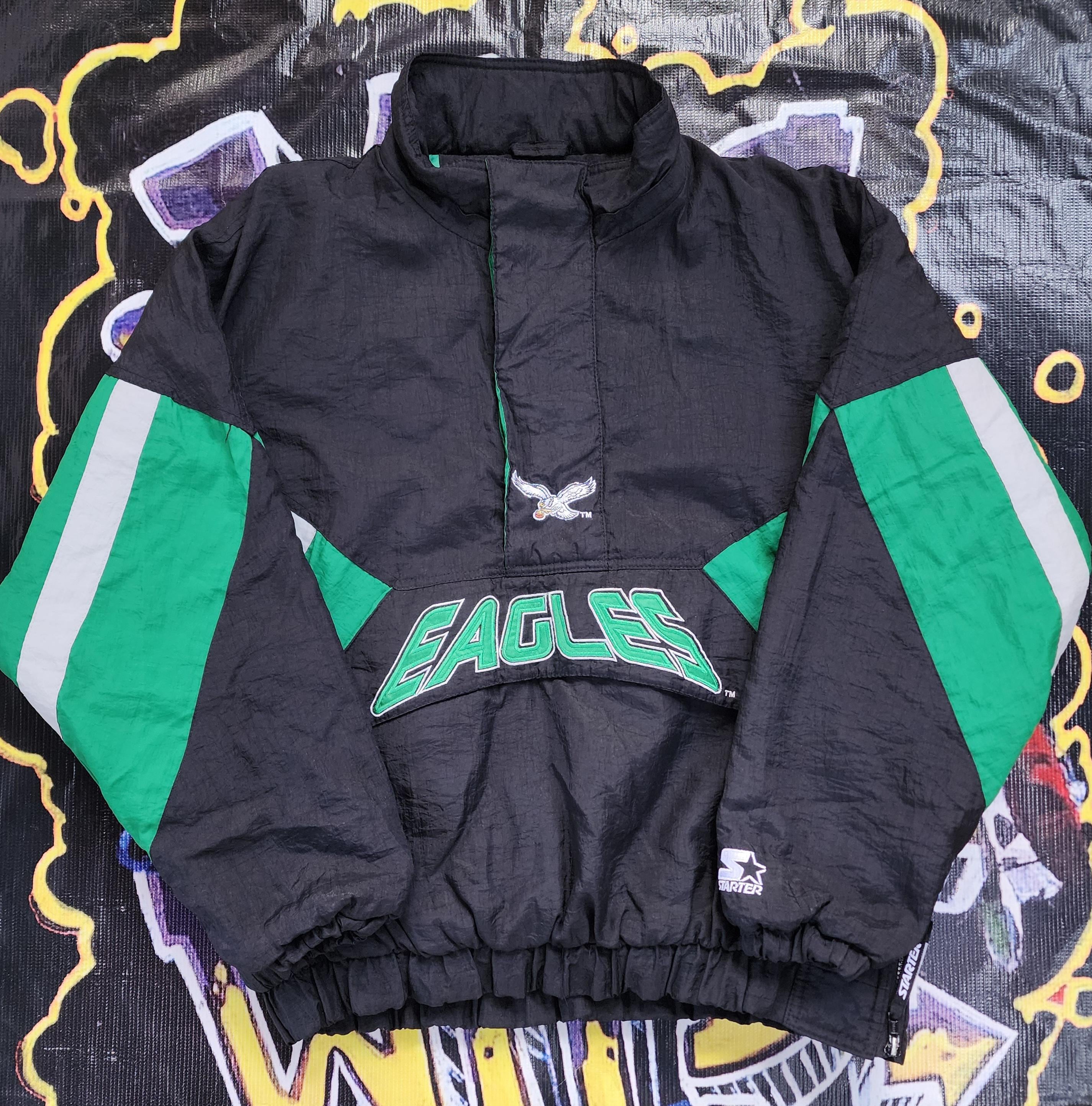 Vintage 1990s Philadelphia Eagles Starter Pouch Space Font Vintage 1990s Philadelphia Eagles Starter Pouch Space Font