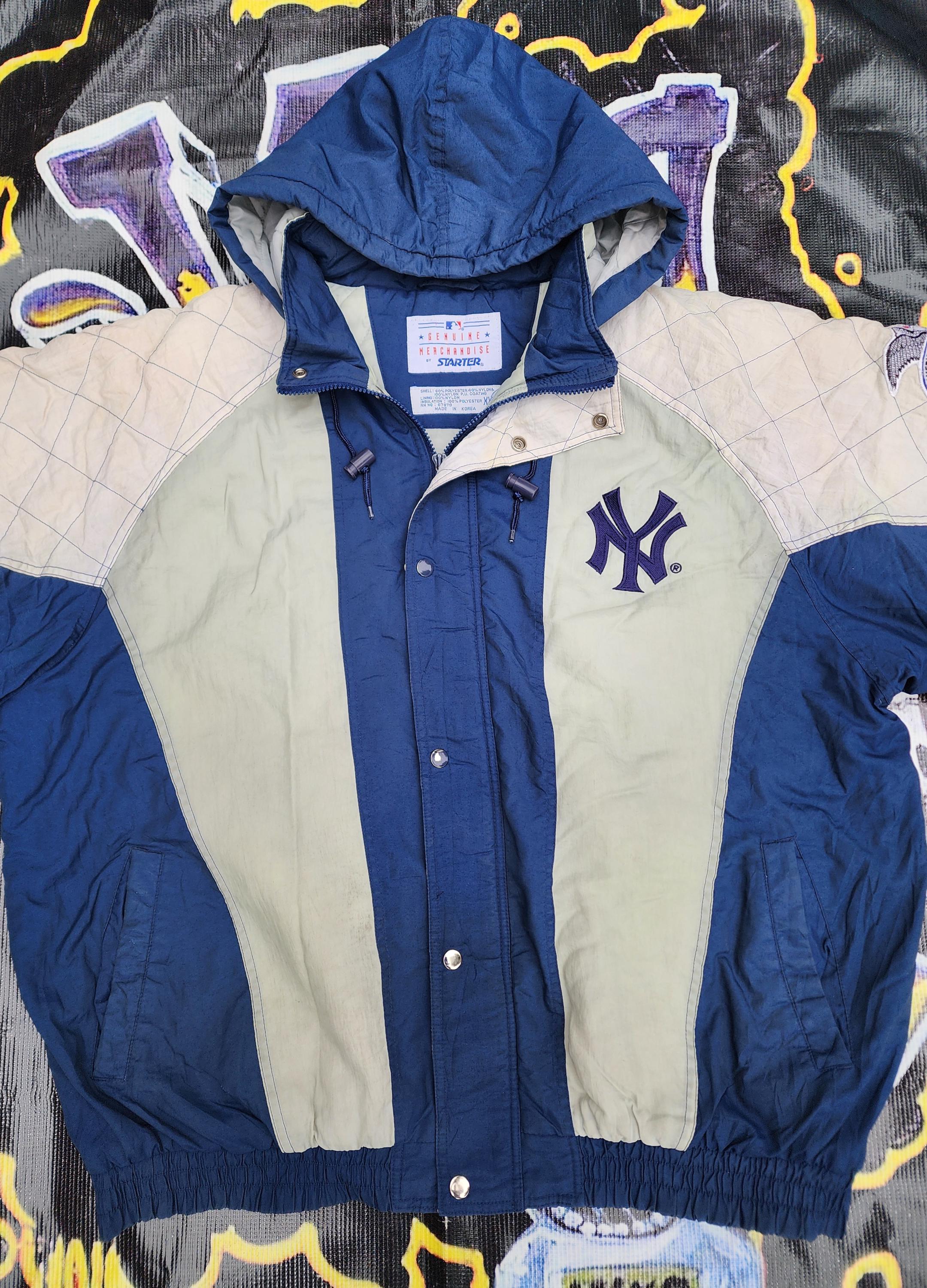 Vintage 1990s New York Yankees Starter Quilt Puffer Jacket XXL - Etsy