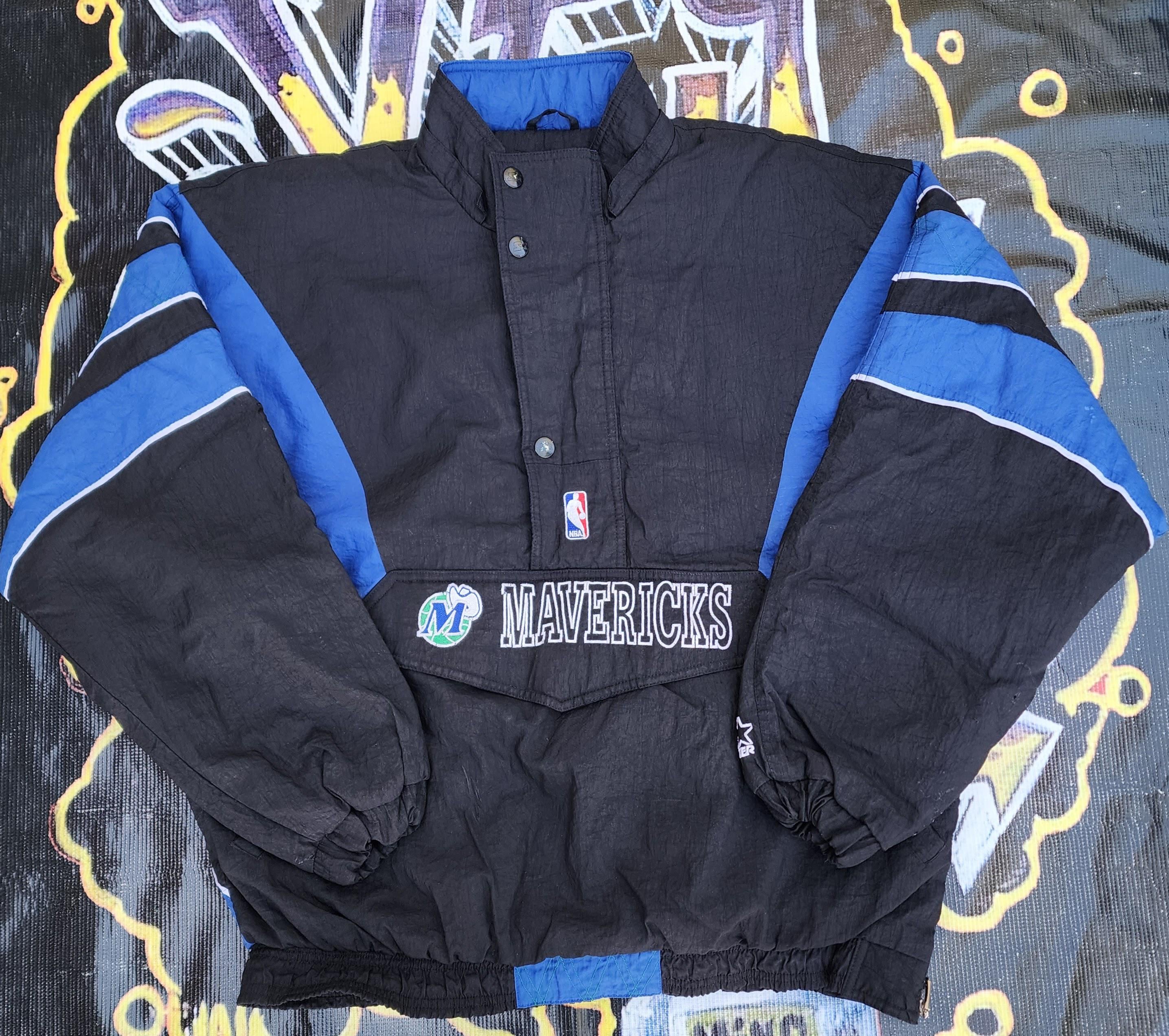 Vintage 1990s Dallas Mavericks Starter Pouch Jacket XL - Etsy