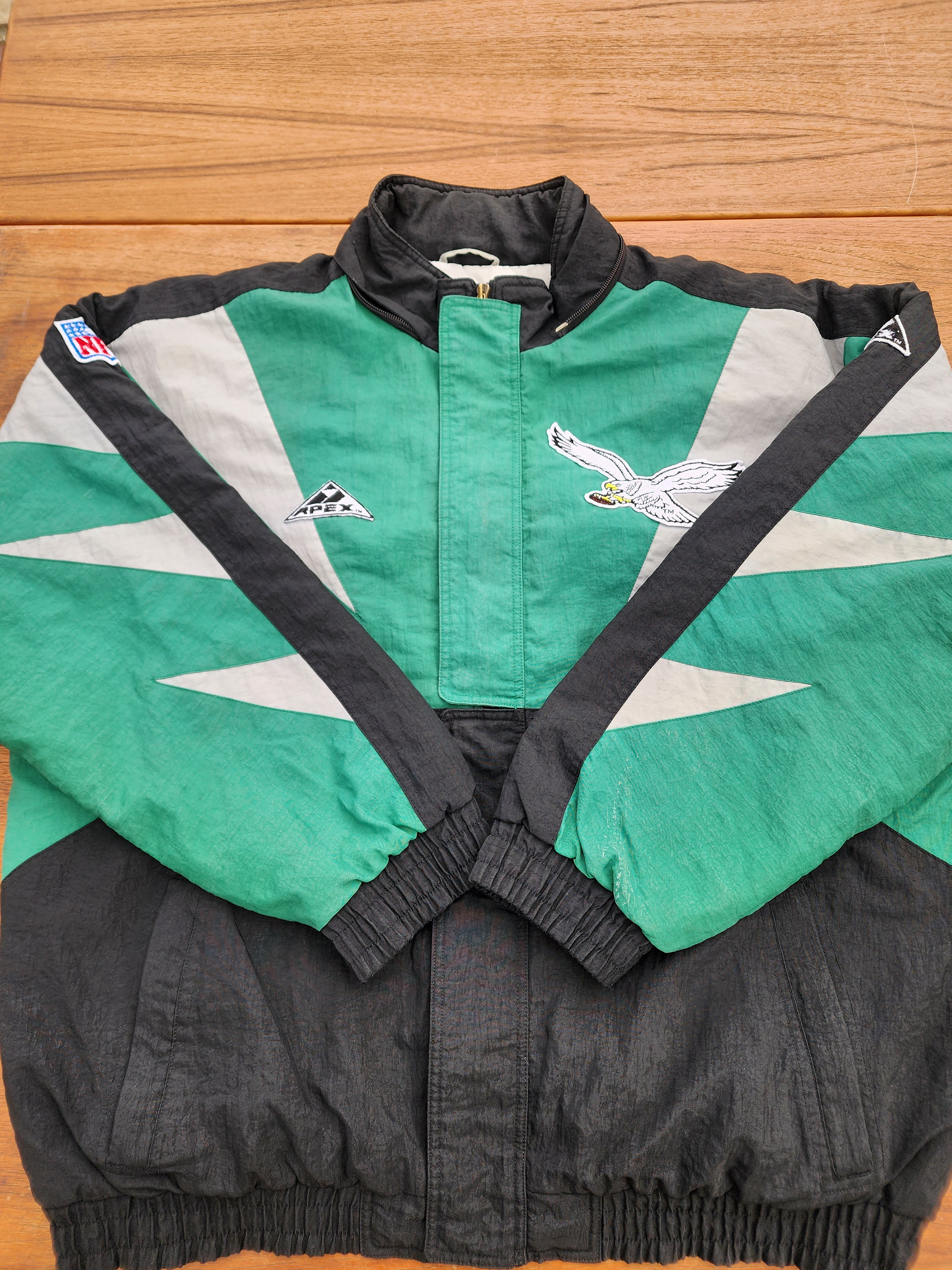 Vintage 1990s Philadelphia Eagles Apex One Jacket Large