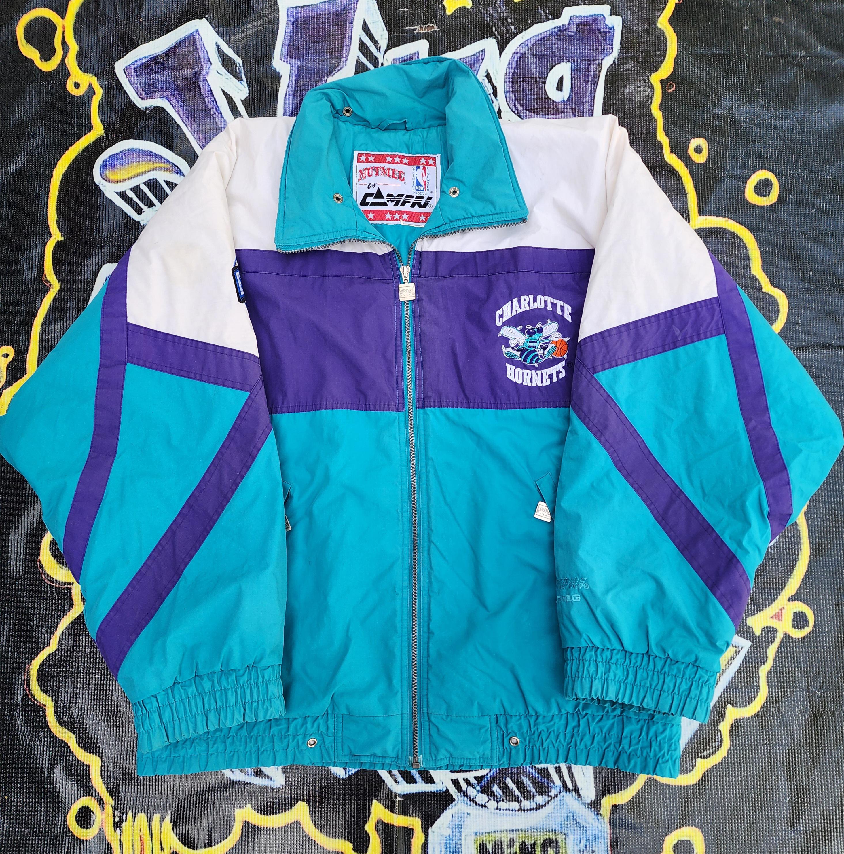 Charlotte Hornets Starter Jacket Xxl - Etsy