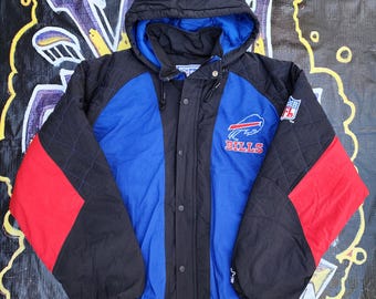 Vintage 1990s Buffalo Bills Apex One Pro Line Puffer Jacket Large
