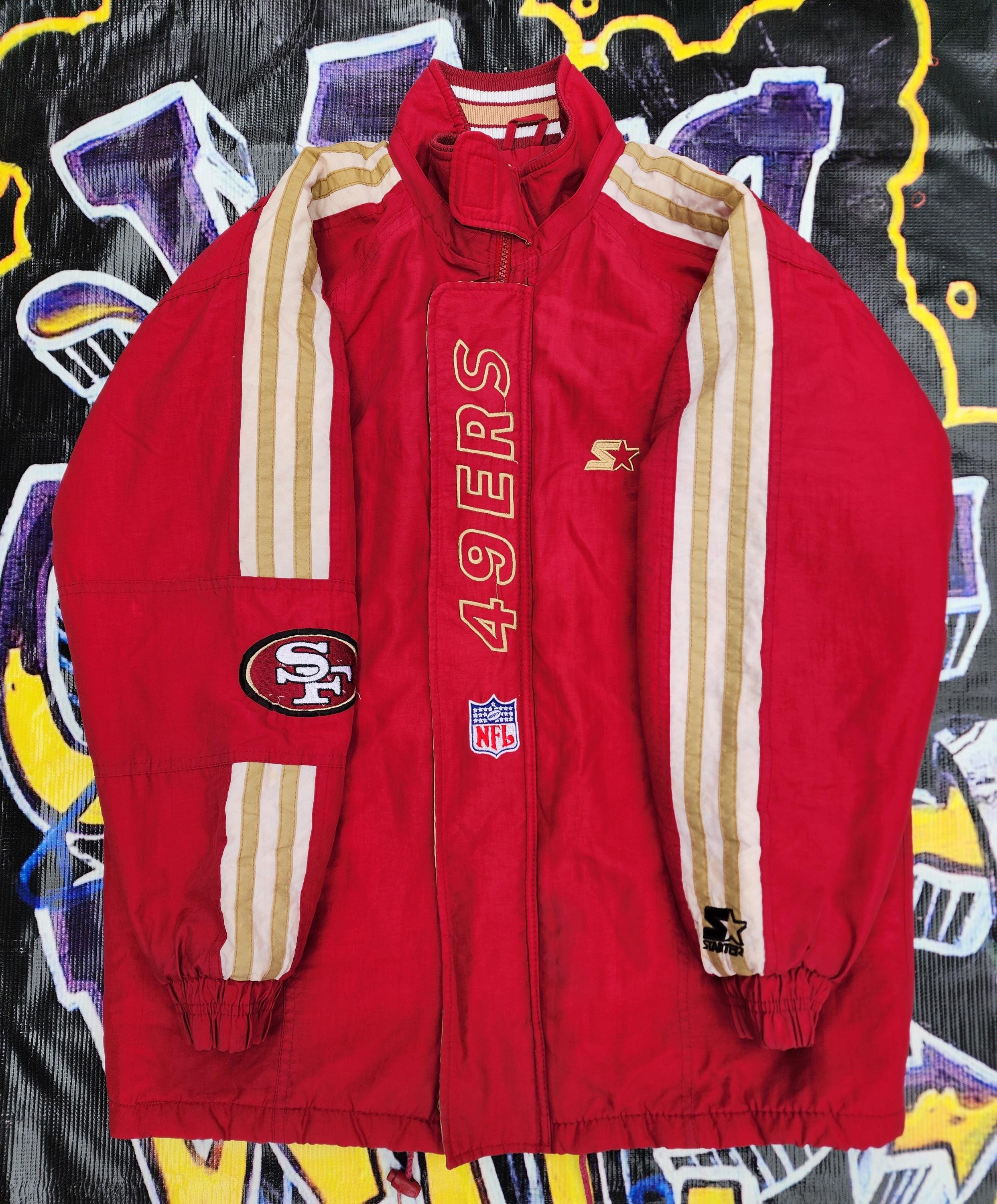 たけやん　ビンテージ　Starter サンフランシスコ49ERS STARTER◇サンフランシスコ/49ers/90s/スタジャン/USA製/XL